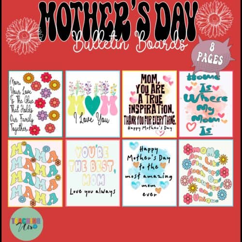Mother's day deals bulletin board ideas